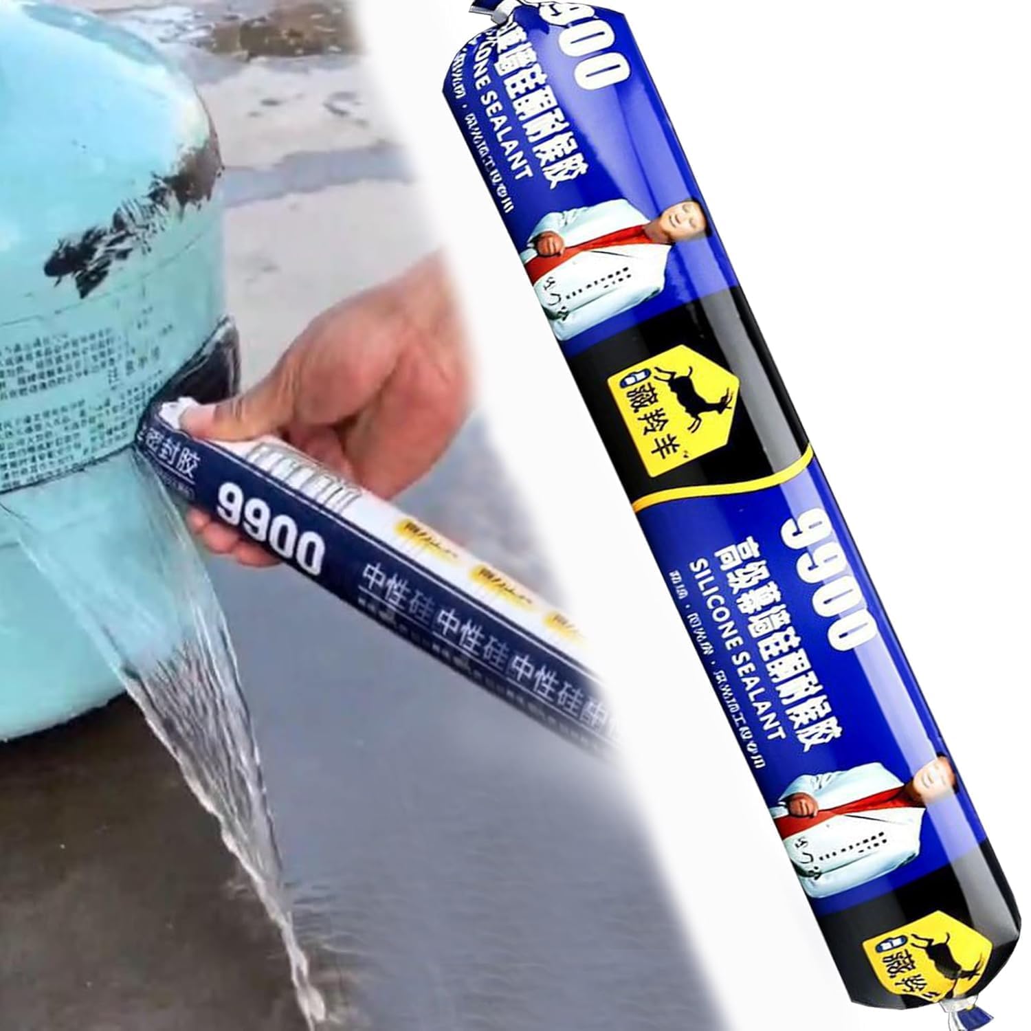 Neutral Cure Silicone Sealant for Kitchen, Bath, and Window Waterproofing