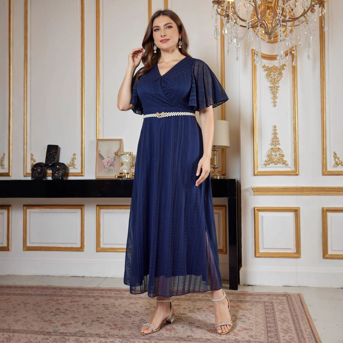 Elegant Evening Gown Tiktok-style Plus-size Womens Dress