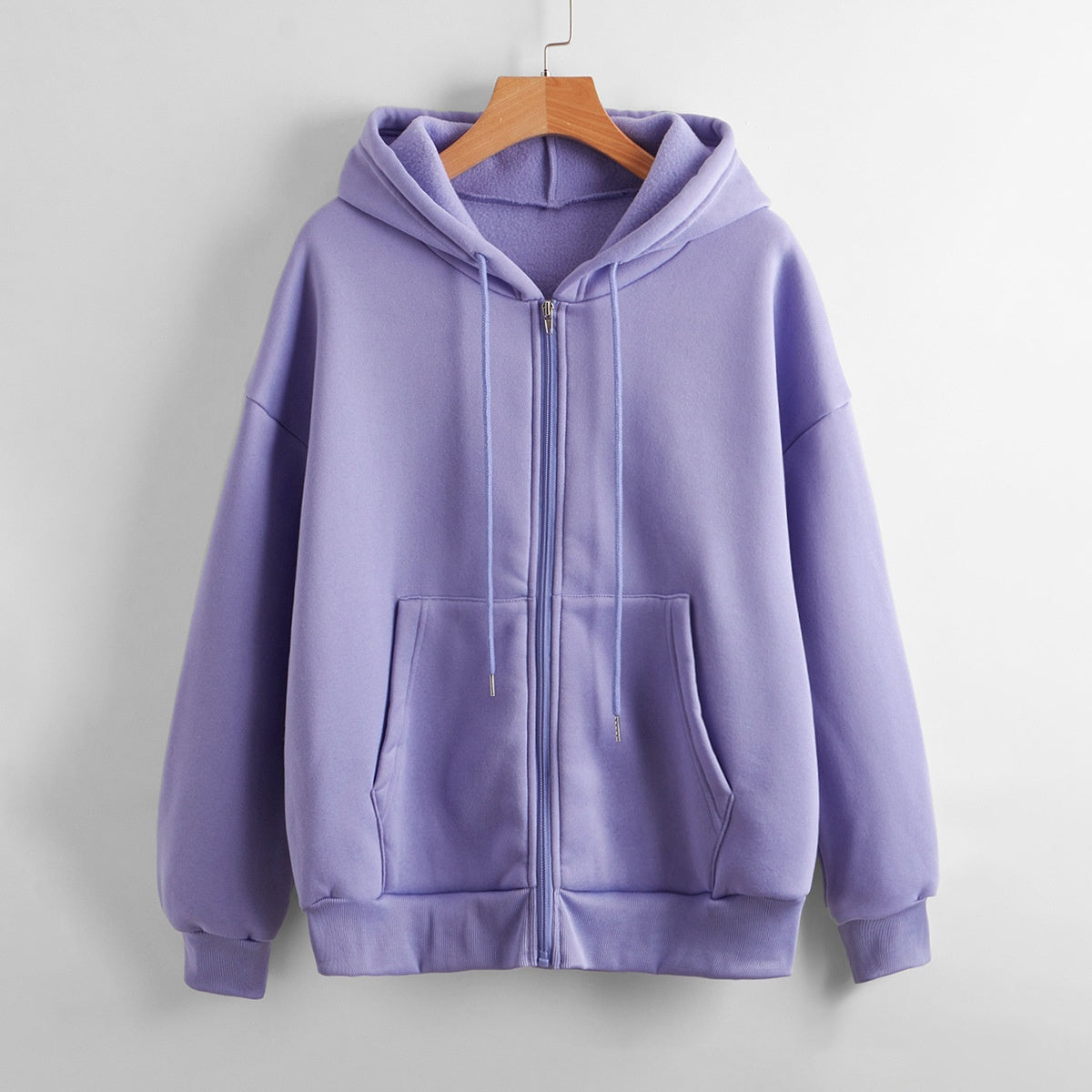 Women's Hooded Padded Zipper Coat Cozy Loose Winter Jacket