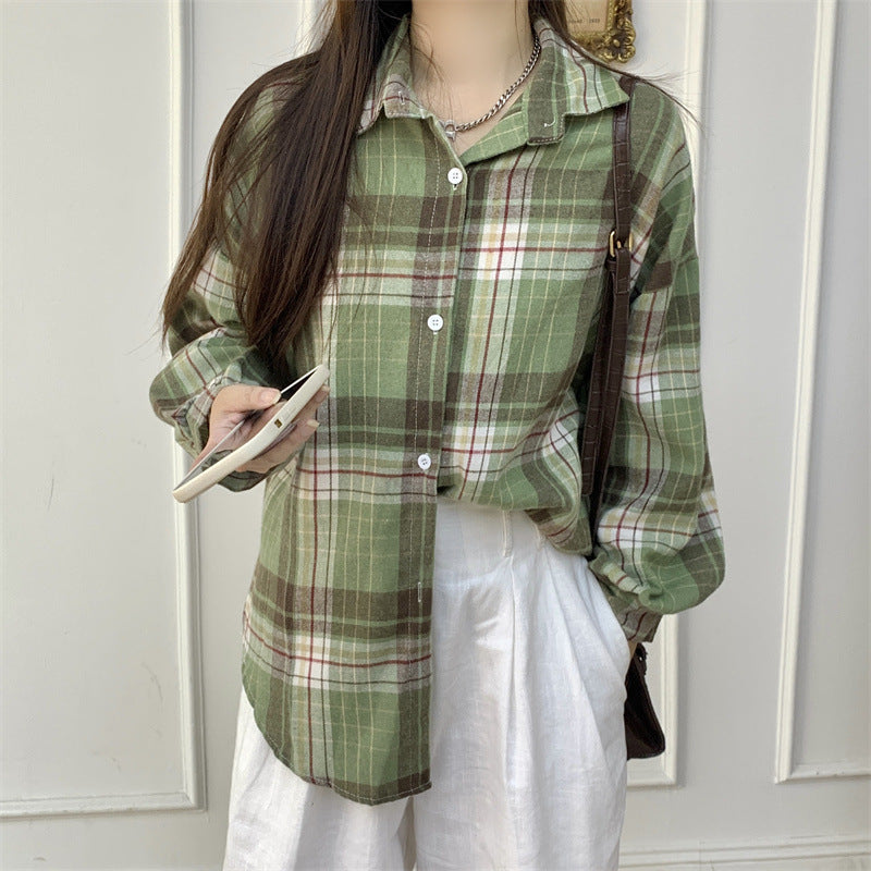 Idle Style All-match Lantern Long Sleeve Shirt Coat