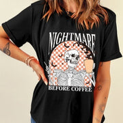 3D Digital Print Casual Round‑Neck Short‑Sleeve Tee – Fun Cartoon Design