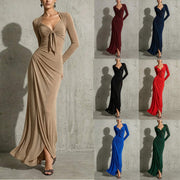 V-Neck Maxi Dress