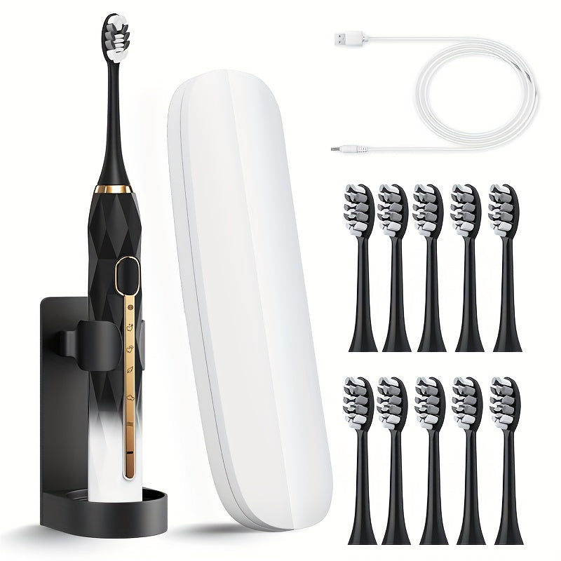 USB Rechargeable Acoustic Electric Toothbrush for Couples