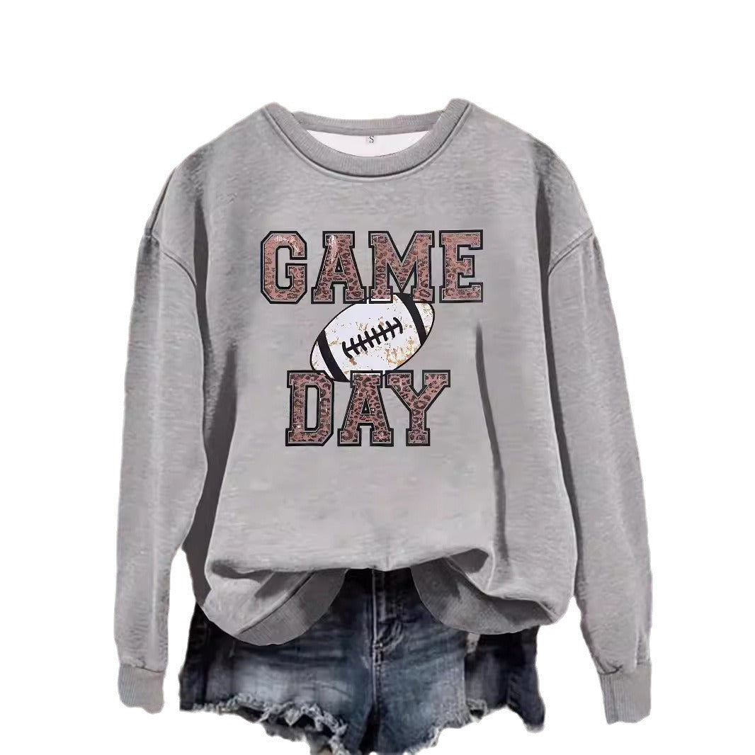Women's Long Sleeve Baseball Pullover Sweater