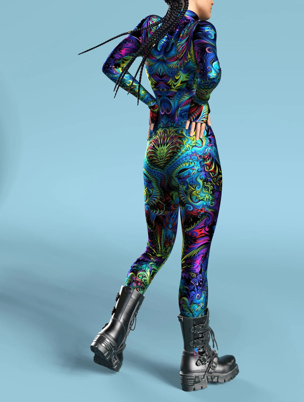 Video Game Pattern Digital Printing Cosplay Cosplay Clothes Tight Jumpsuit