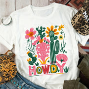Versatile Embroidered Short-Sleeve Top – Casual Round Neck