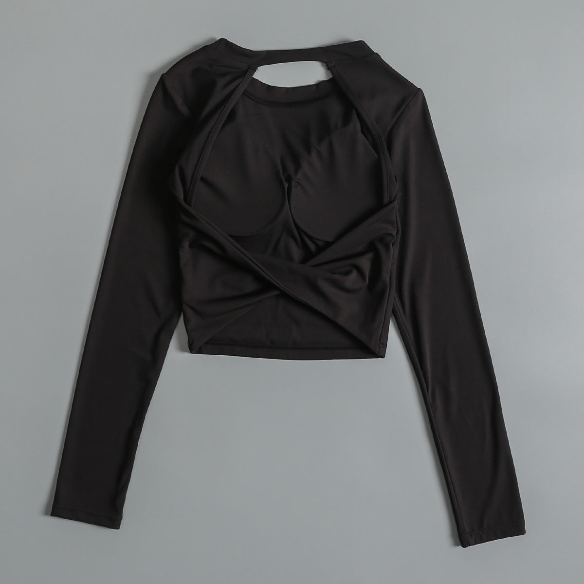 Sexy Beauty Back Sports Long-t-shirt