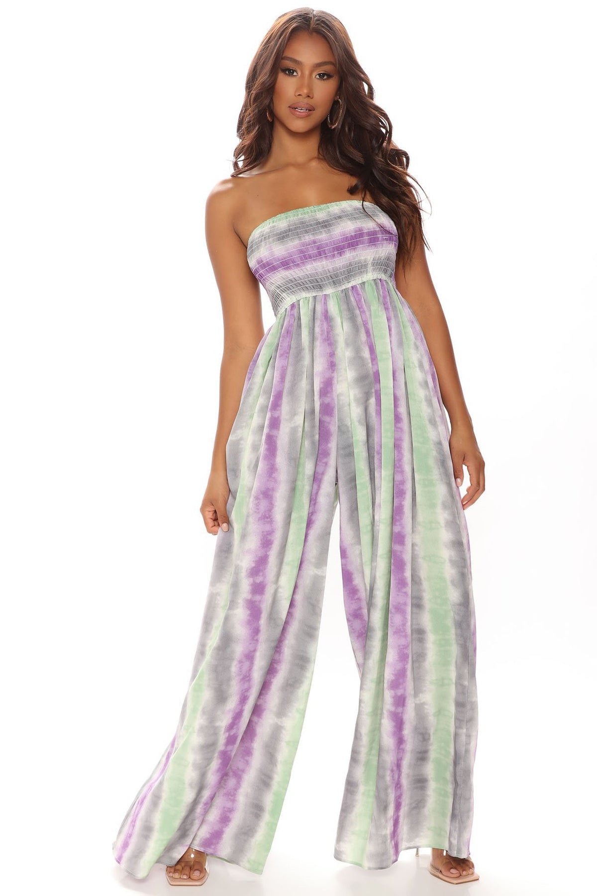 Leisure Chest Wrapped Loose Women's Jumpsuit