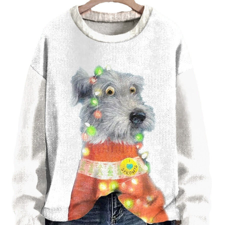 Chic Autumn Round-Neck Streetwear Pullover Top
