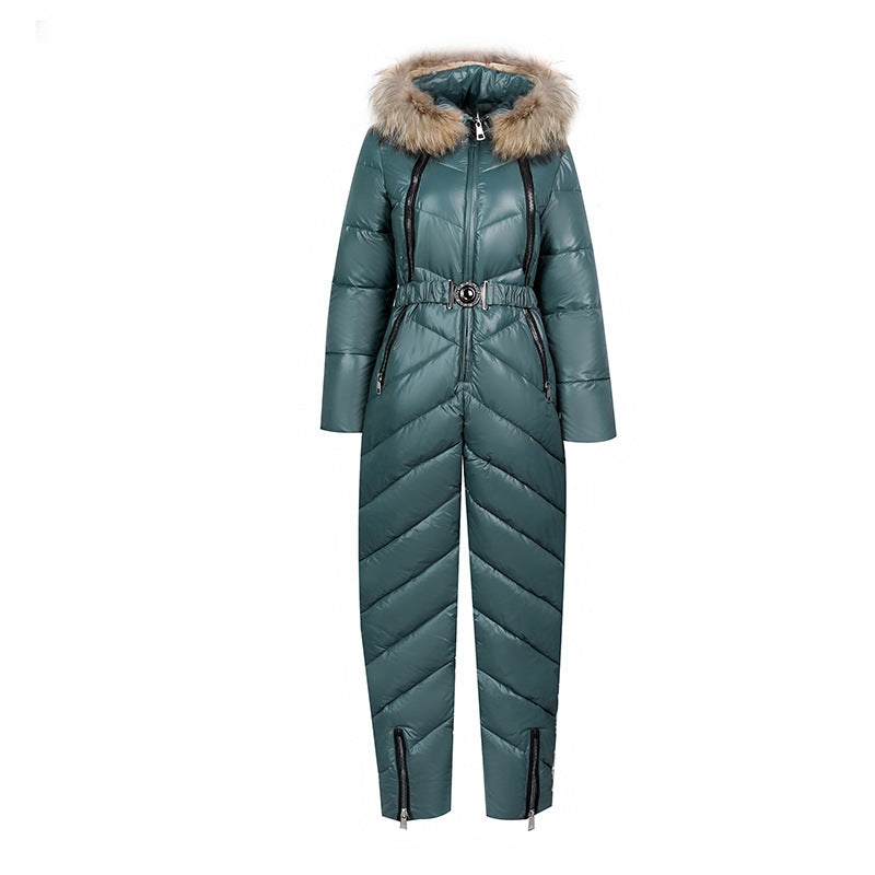 Women's Warm Outdoor Sports Jumpsuit & Snow Romper