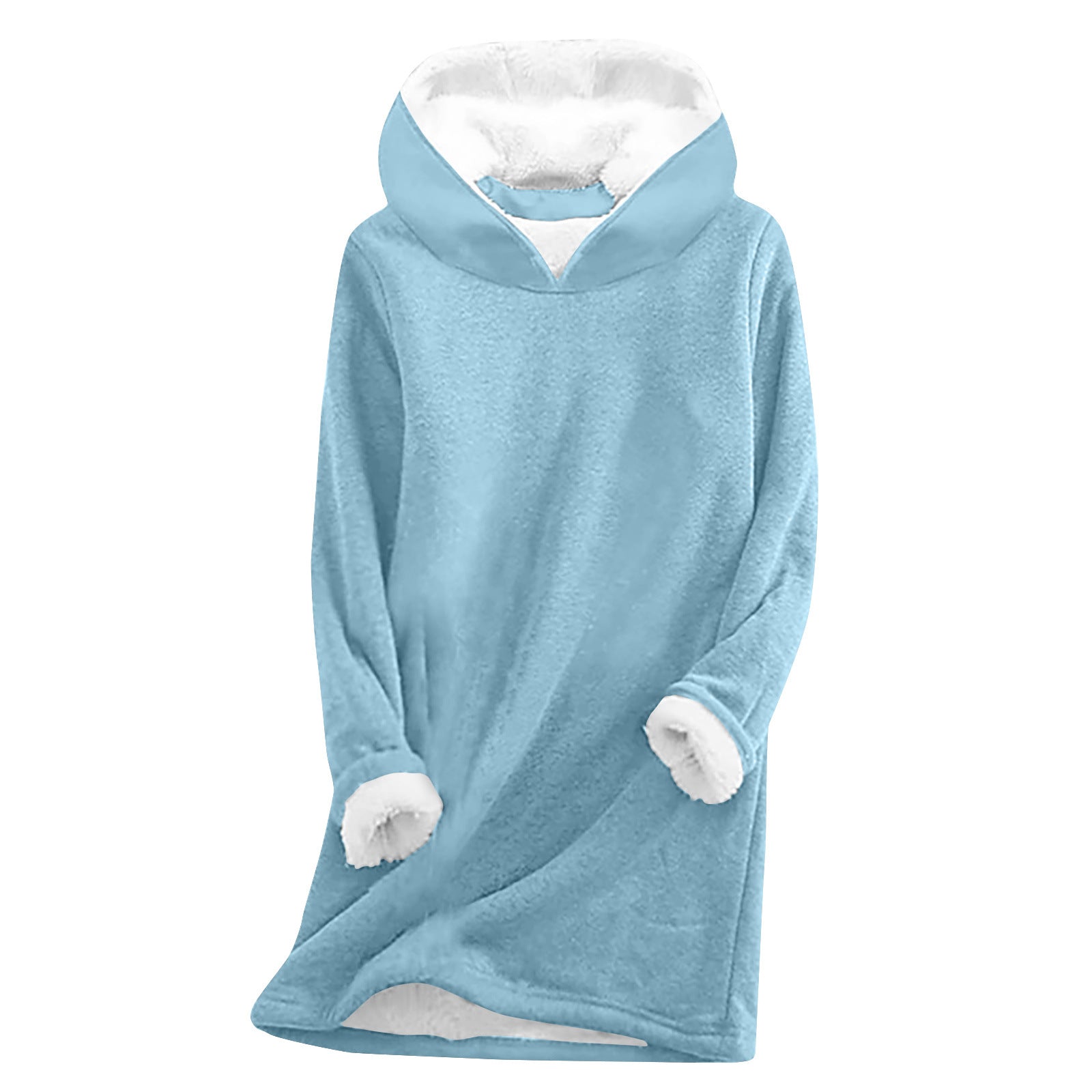 Women's Fleece Lined Casual Long Sleeve Sweatshirt