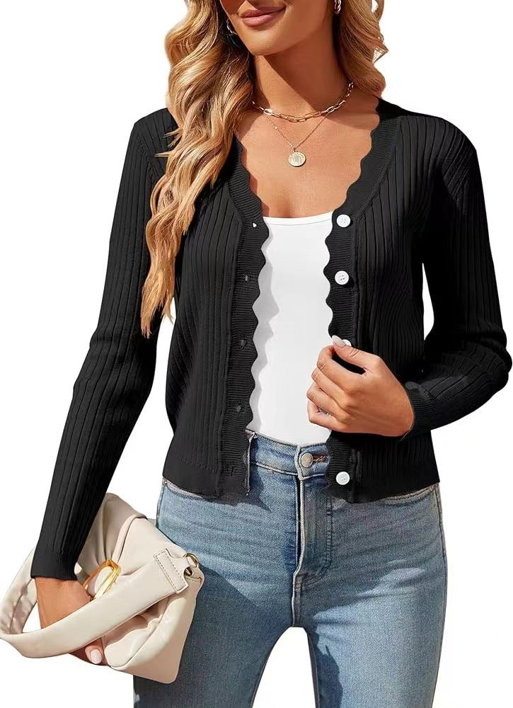 Early Autumn New Women's Knitted Cardigan Top