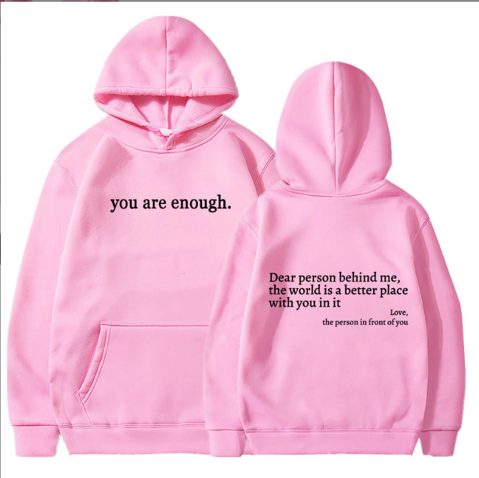 Women's Cozy Brushed Letter Hoodie