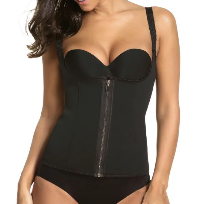 Zippered Waist Trainer & Tummy Control Body Shaper Corset