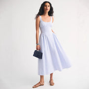 Elegant Printed Maxi Slip Dress