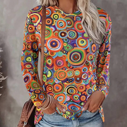 Women's Round Neck Long Sleeve