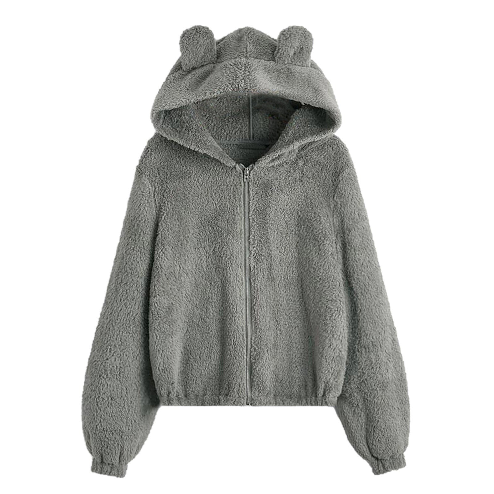 Cozy Women's Loose Hooded Knit Sweater