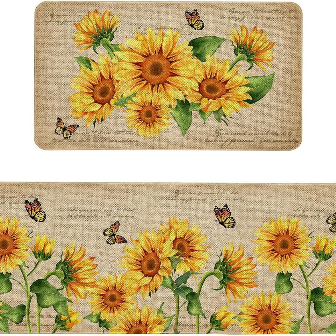 Retro-style Kitchen Floor Matstain-resistant Durable and Easy to Care for