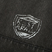 Edgy Streetwear Distressed Zip-Up Hoodie Coat