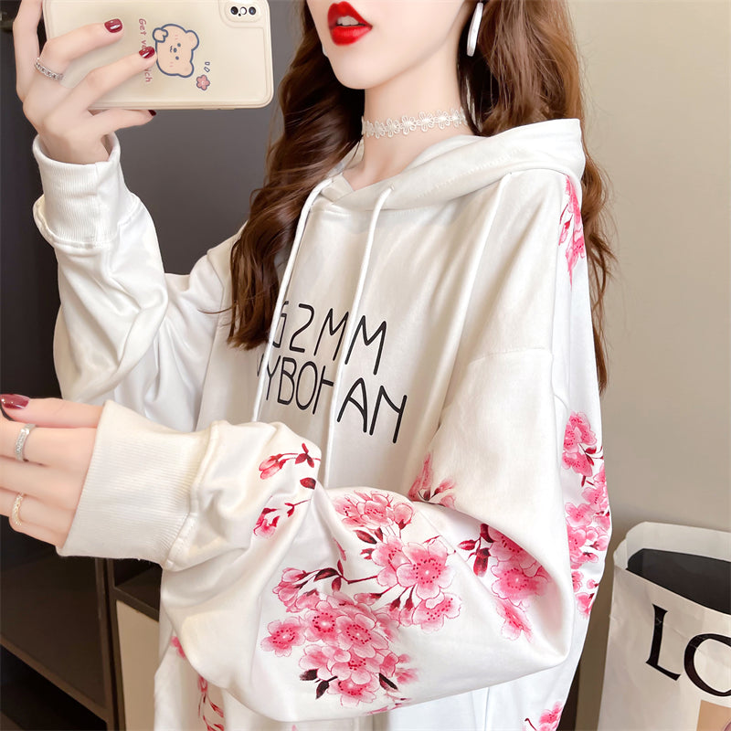 Korean Oversized Hooded Zip-Up Jacket