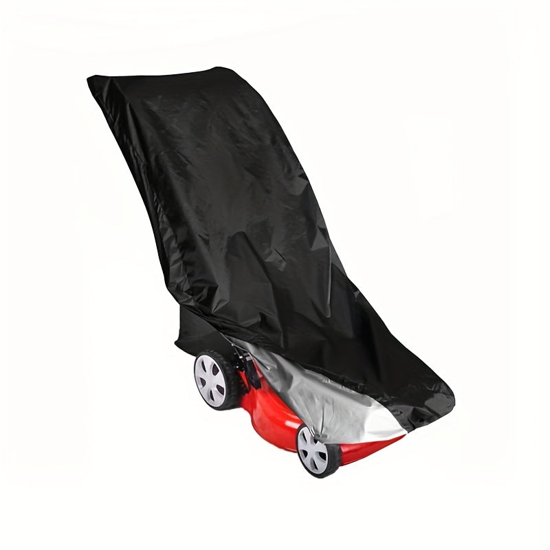 Hand Push Lawn Mower Cover with Adjustable Drawstring Knot Fixing