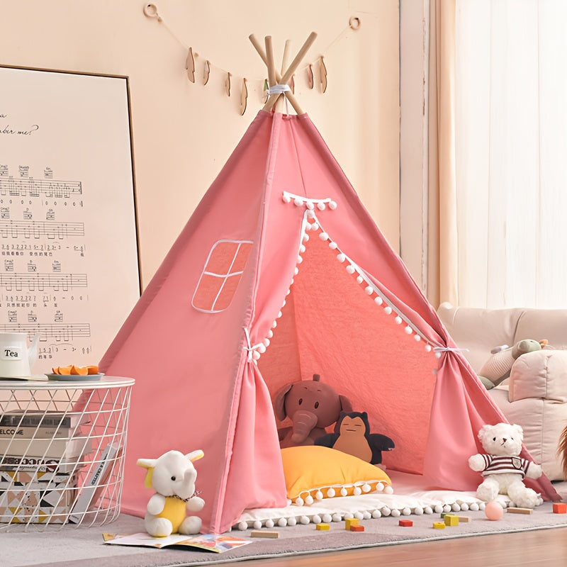 Princess Castle Dog Tent Bed - Spacious & Comfortable Polyester Pet Playhouse With Geometric Pattern, Rectangular Design For Medium Dogs, Easy Assembly, Multiple Colors Available, Dog Tent Bed, Pet...