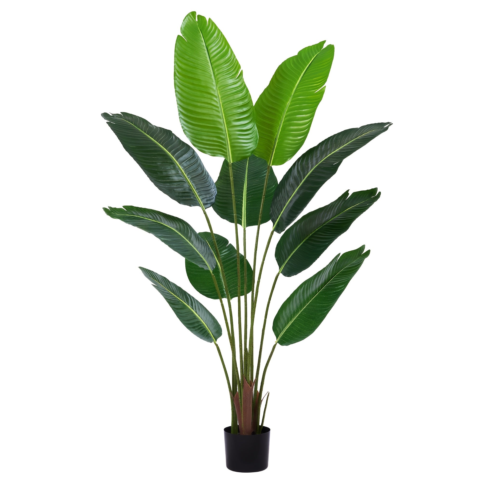 60 inch artificial Bird of Paradise tree with banana leaves for home decor
