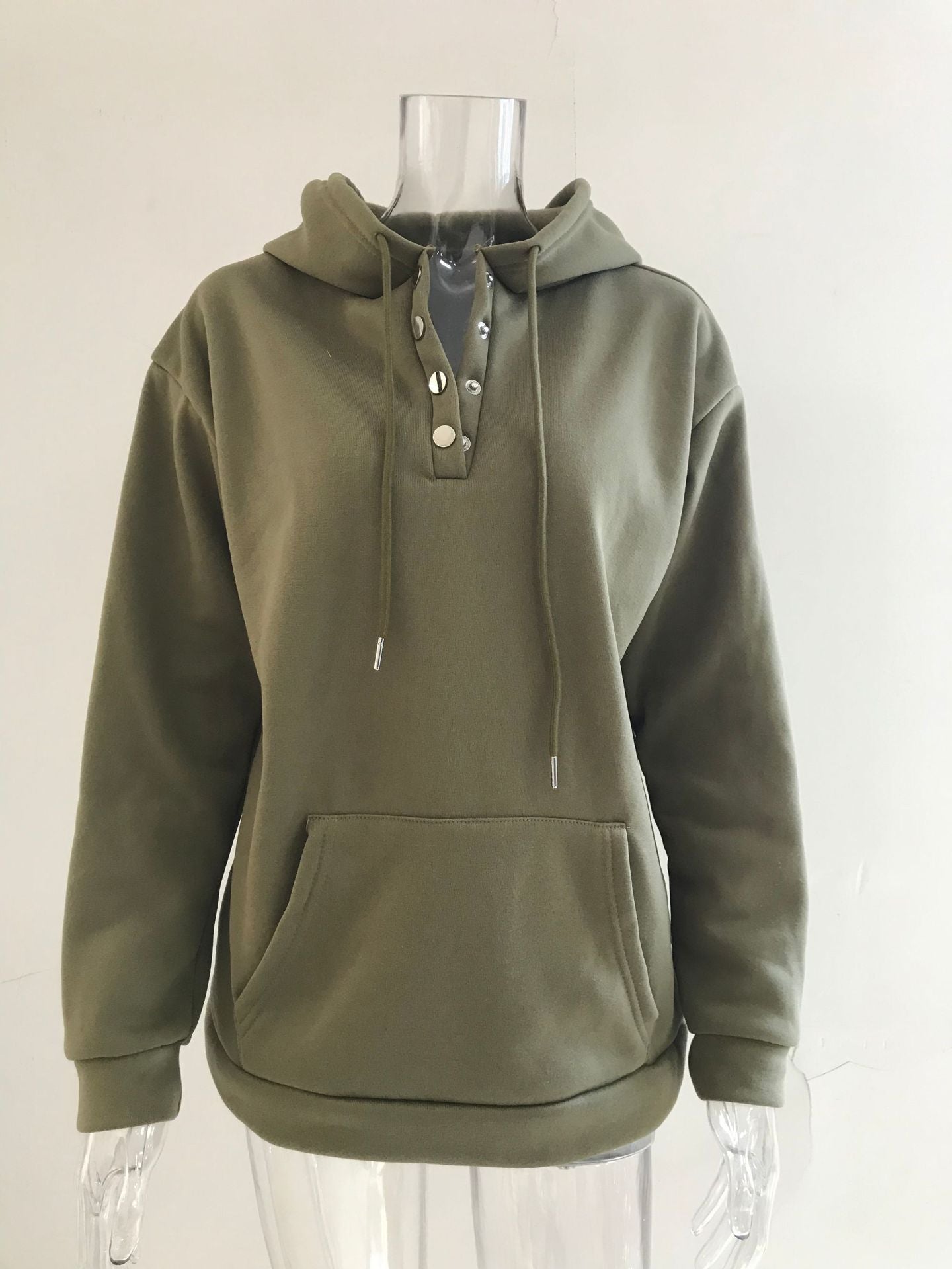 Women's Casual Hooded Sweatshirt with Pockets