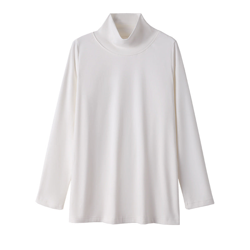 Plus Size Turtleneck Long Sleeve Top