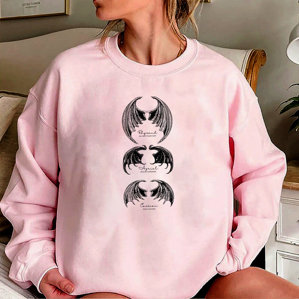 Thorns & Rose Graphic Long Sleeve Night Shirt
