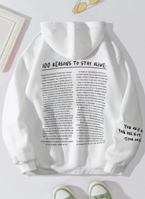 Men's Fleece-Lined Oversized Hooded Sweatshirt