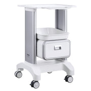 Mobile Lab Cart with Drawer & Tray, Lab Utility Cart for Hospitals & Clinics