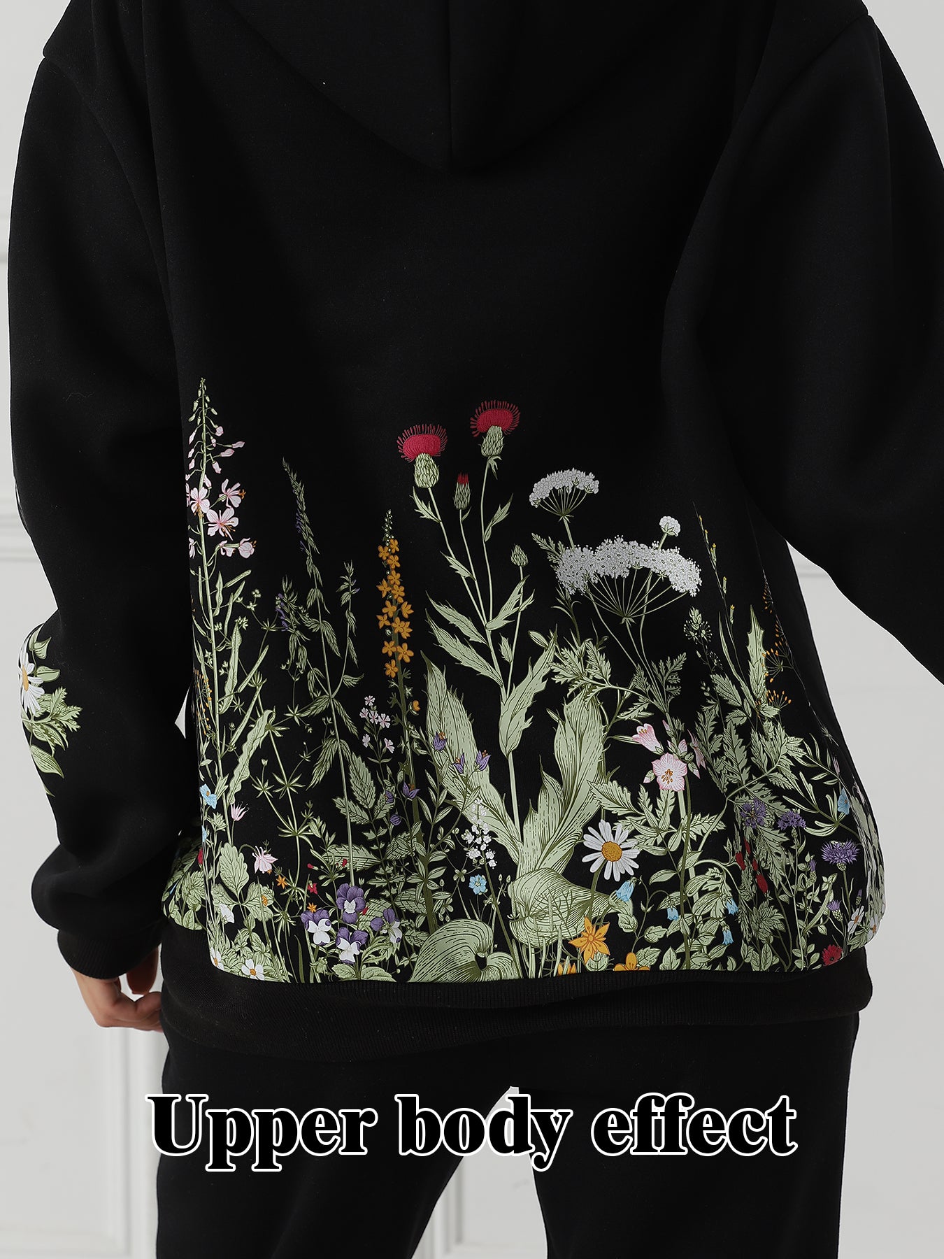 Women's Floral Long Sleeve Sweatshirt