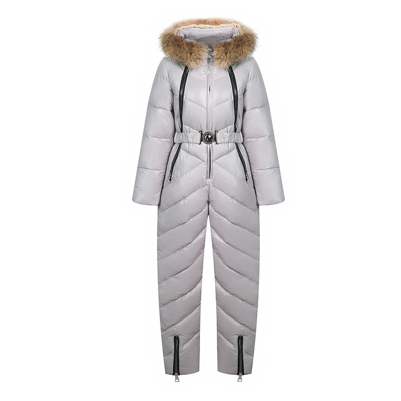 Women's Warm Outdoor Sports Jumpsuit & Snow Romper