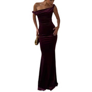 Summer Sexy Off-shoulder Bodycon Dress with a Backless Design