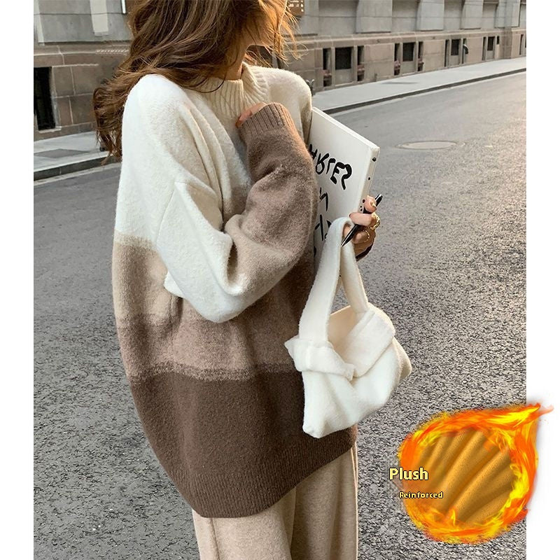 Autumn and Winter New Niche Design Casual Sweater
