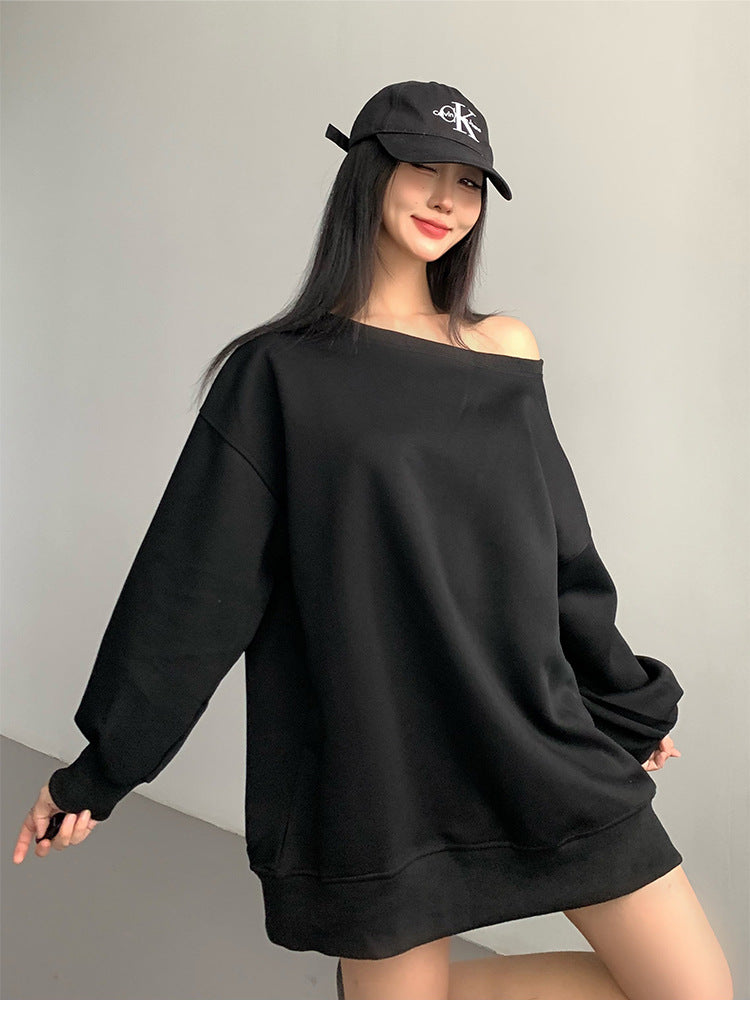 Chic Off-Shoulder Casual Loose Autumn & Winter Sweater