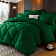2‑Piece Solid Color Diamond‑Pattern Bed Sheet Set – Large & Extra‑Large, Ultra‑Fine Fiber Quilt with Pillowcase