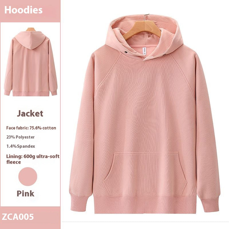 Men's Fleece Drop Shoulder Winter Hoodie