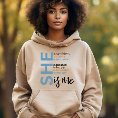 Women's 3D Digital Print Hooded Sweatshirt
