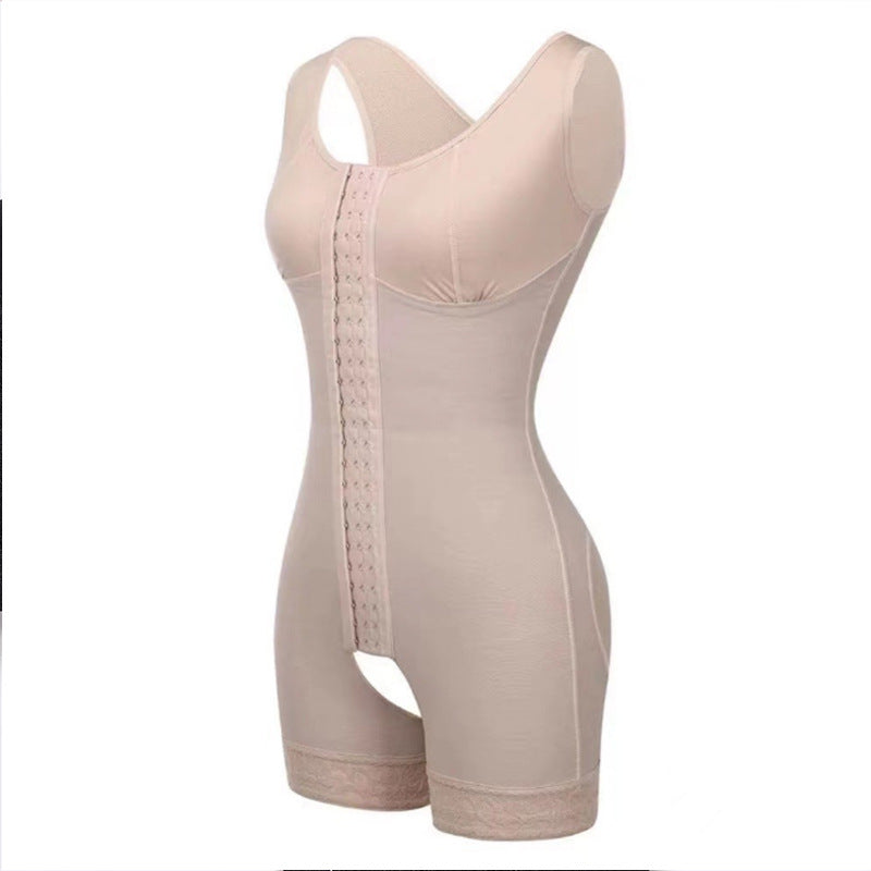 Breasted Lace Body Support Chest And Belly Contracting Corset