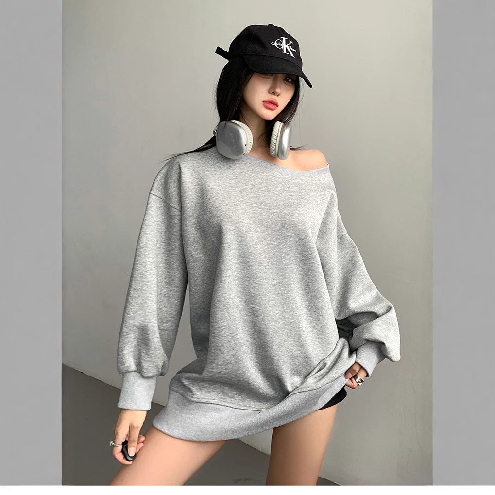 Chic Off-Shoulder Casual Loose Autumn & Winter Sweater
