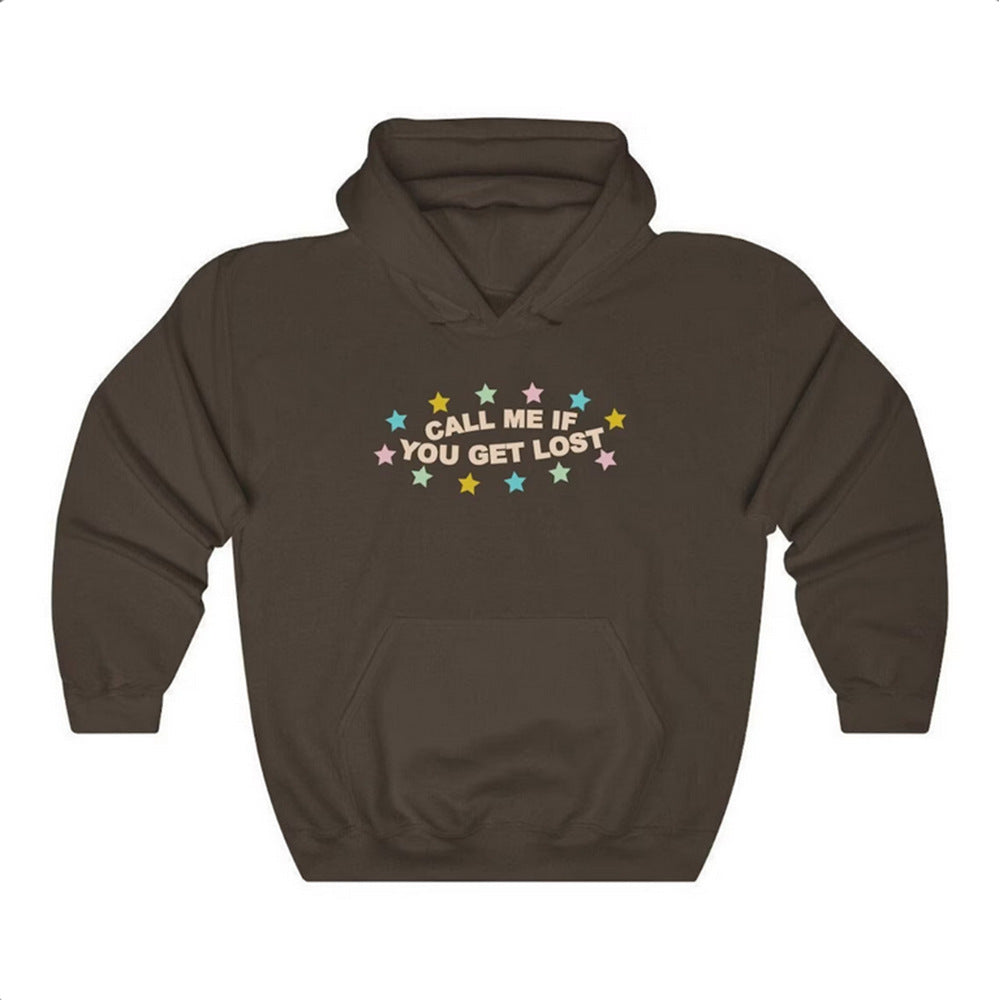 If You Get Lost Call Me Retro Streetwear Hoodie