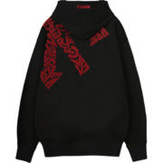 Women's Casual Black Loose Hoodie