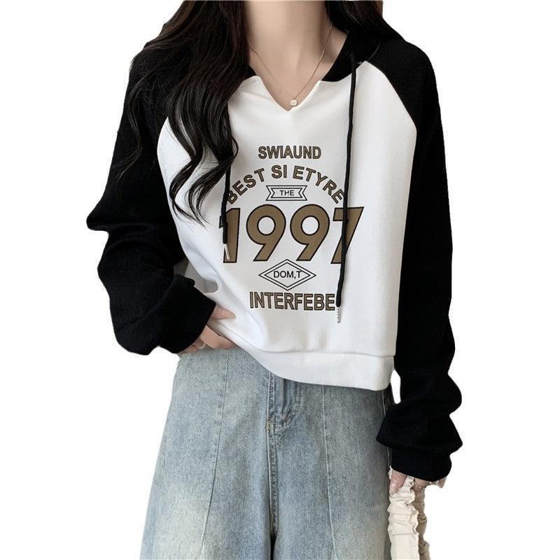 Women's Casual Loose Hooded Sweatshirt
