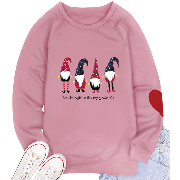 Women's Round Neck Arm Love Sweater