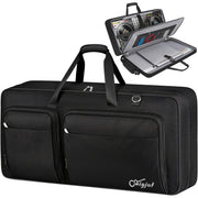 DJ Controller Travel Case with Padded Interior, Laptop Compartment, Adjustable Shoulder Strap – Compatible with DDJ‑FLX10, DDJ‑1000, DDJ‑REV7, DDJ‑FLX6