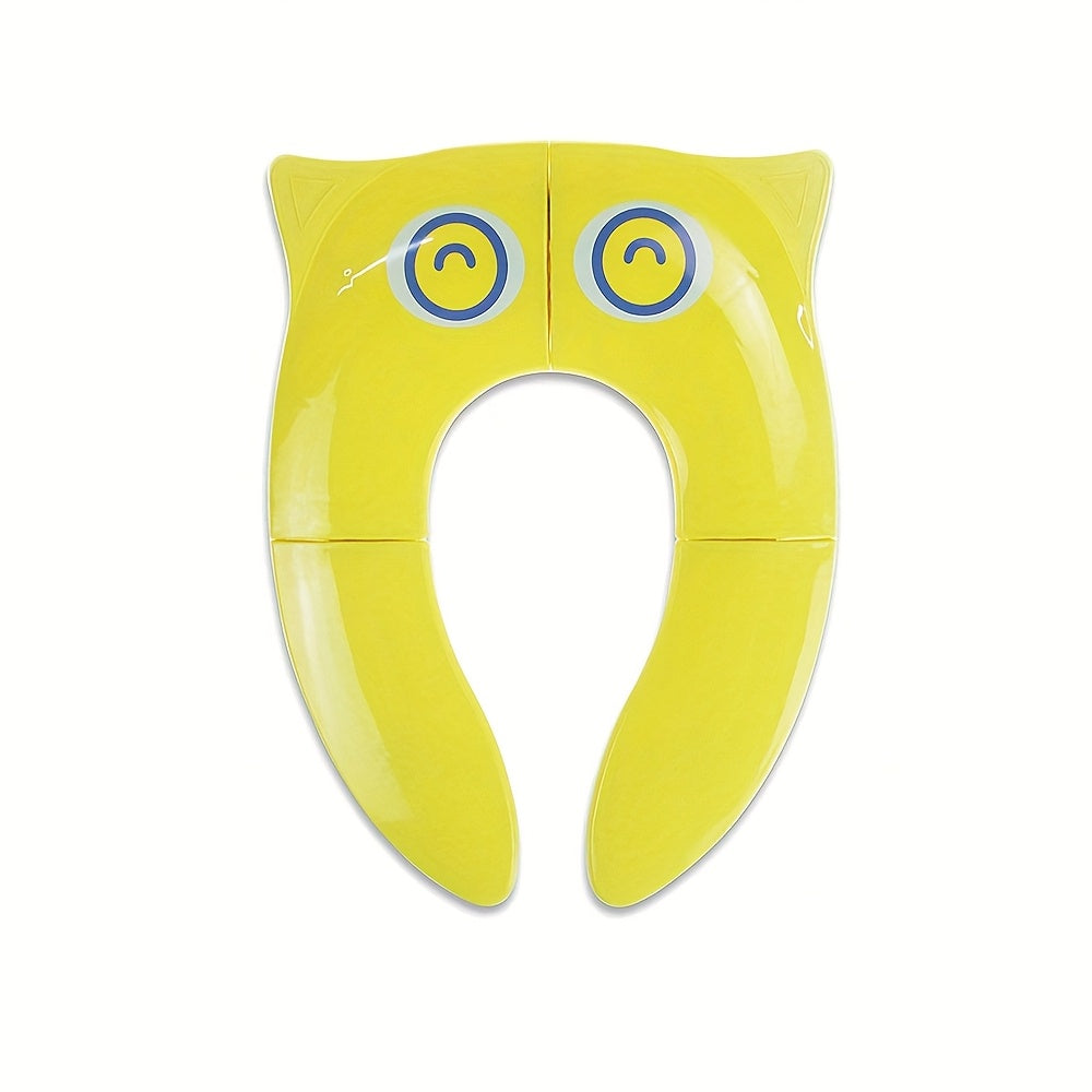 Portable Folding Travel Toilet Seat with Non‑Slip Pad – Washable Potty Training Ring for Toddlers