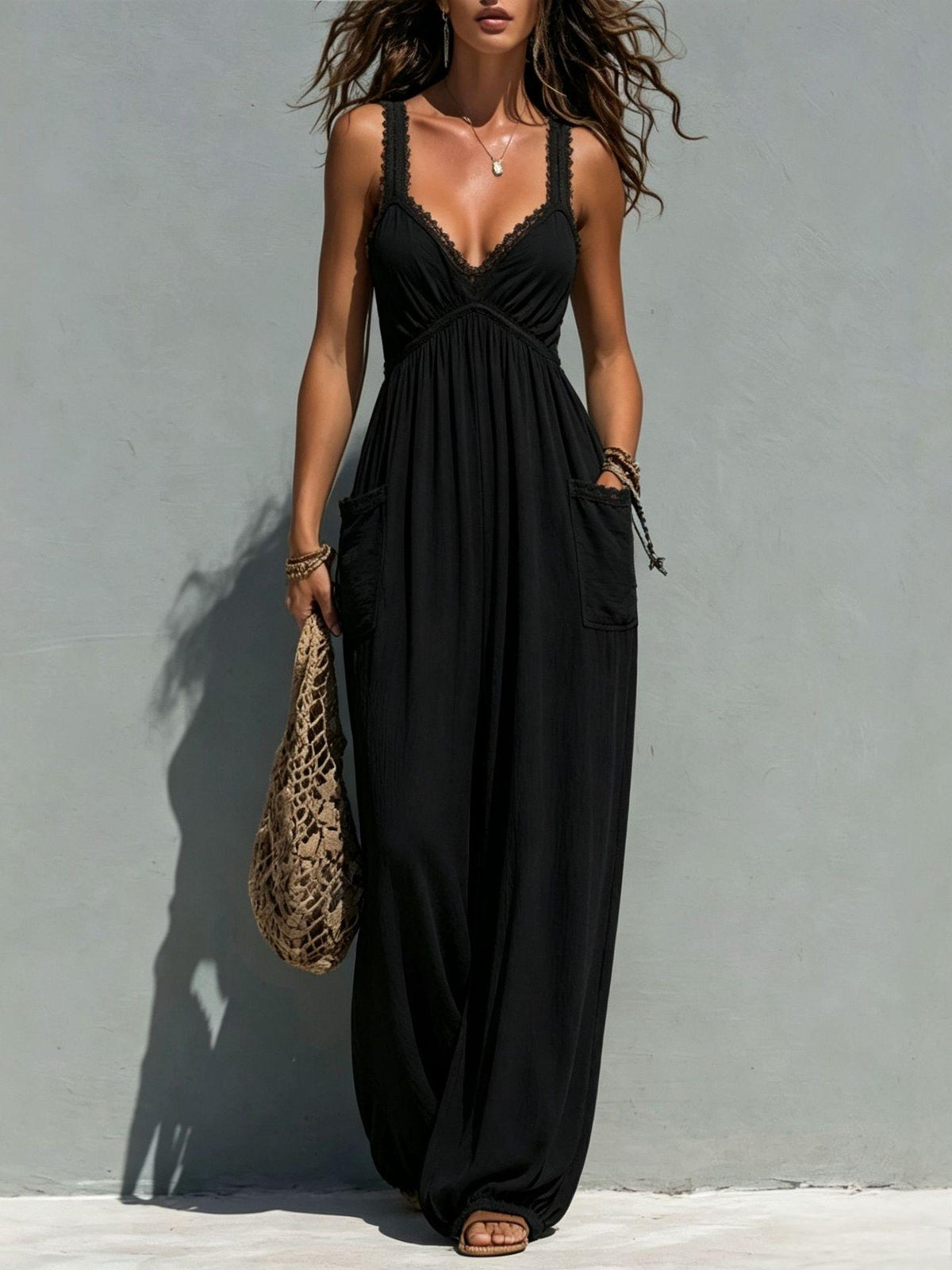 Chic Strapless Wide-Leg Jumpsuit for Women
