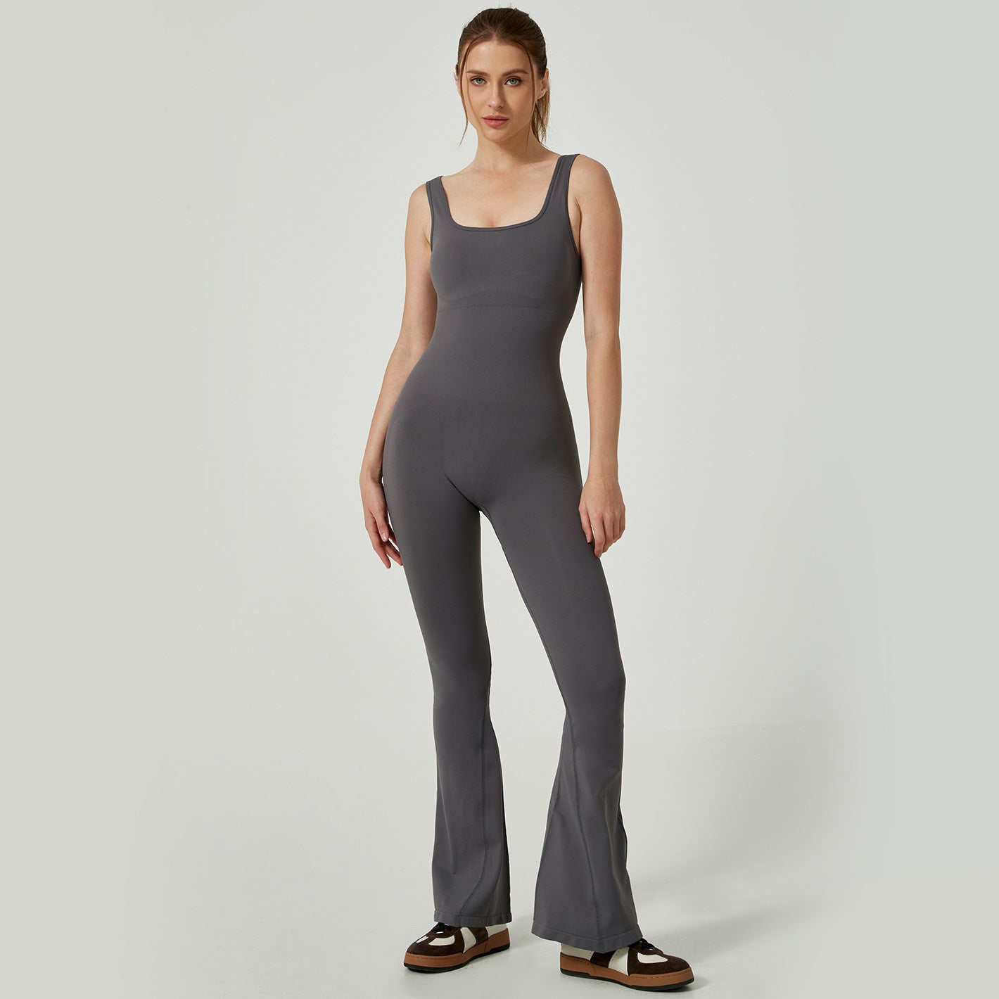 Seamless Stretch Yoga Bodysuit for Workout & Casual Wear